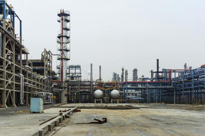 inside a petrochemical industry