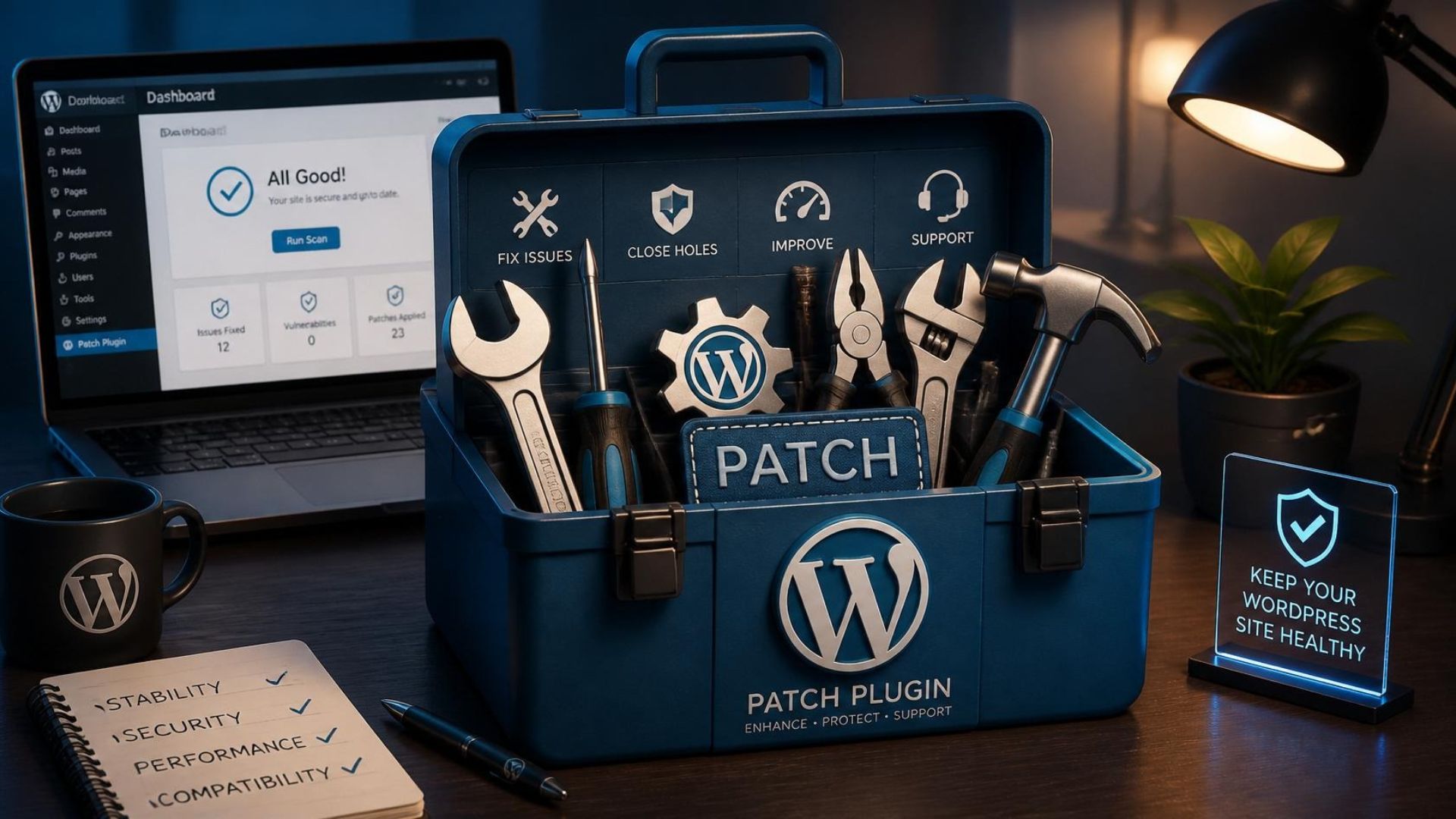 parche en plugin de wordpress
